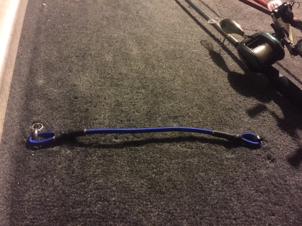 boat rod straps royal blue
