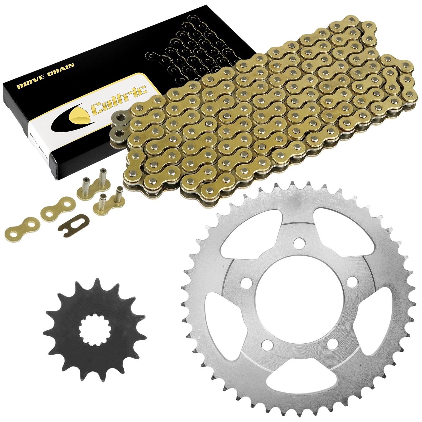 Drive Chain & Sprockets Kit for Suzuki SV650 SV650A SV650S 1999 2000 2001-2012