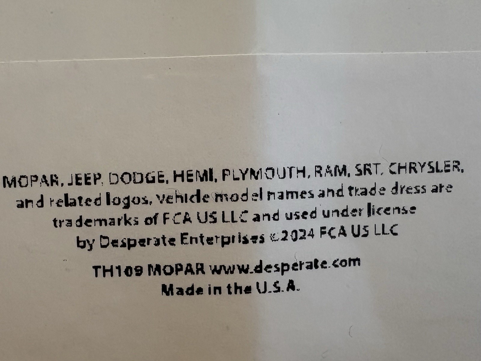 17.5 " Metal Vintage Style Mopar Parts Embossed Thermometer Sign Made USA NIP