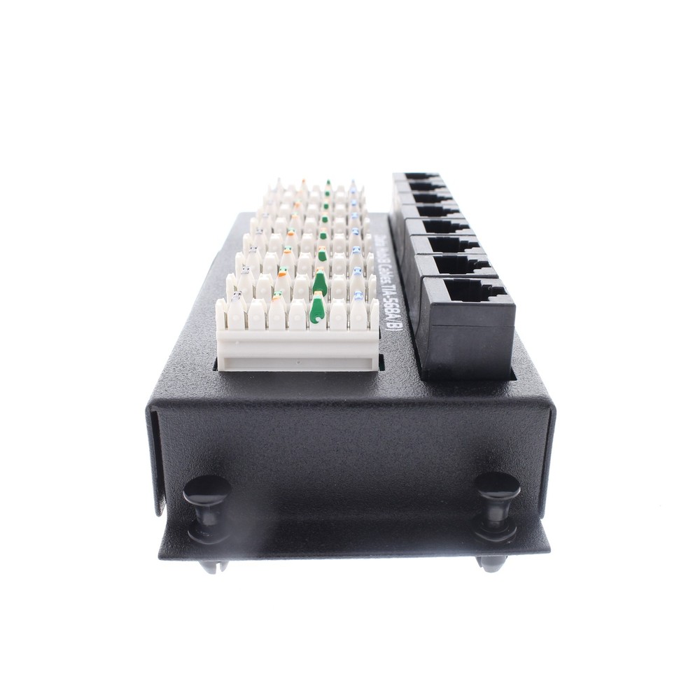 Cooper Media Sync CSH8D 8-Port Cat 5E Computer Network Data Module
