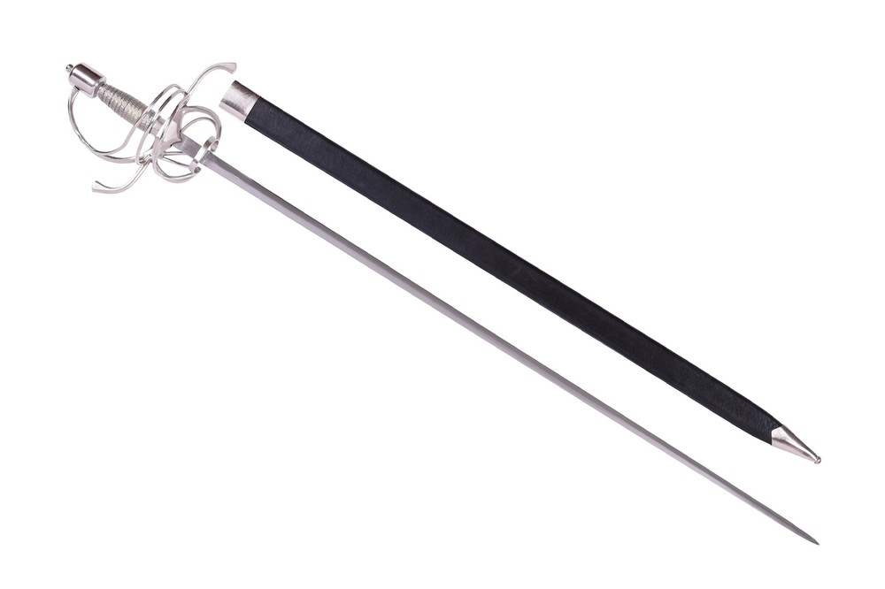 Thisque with German swept handle