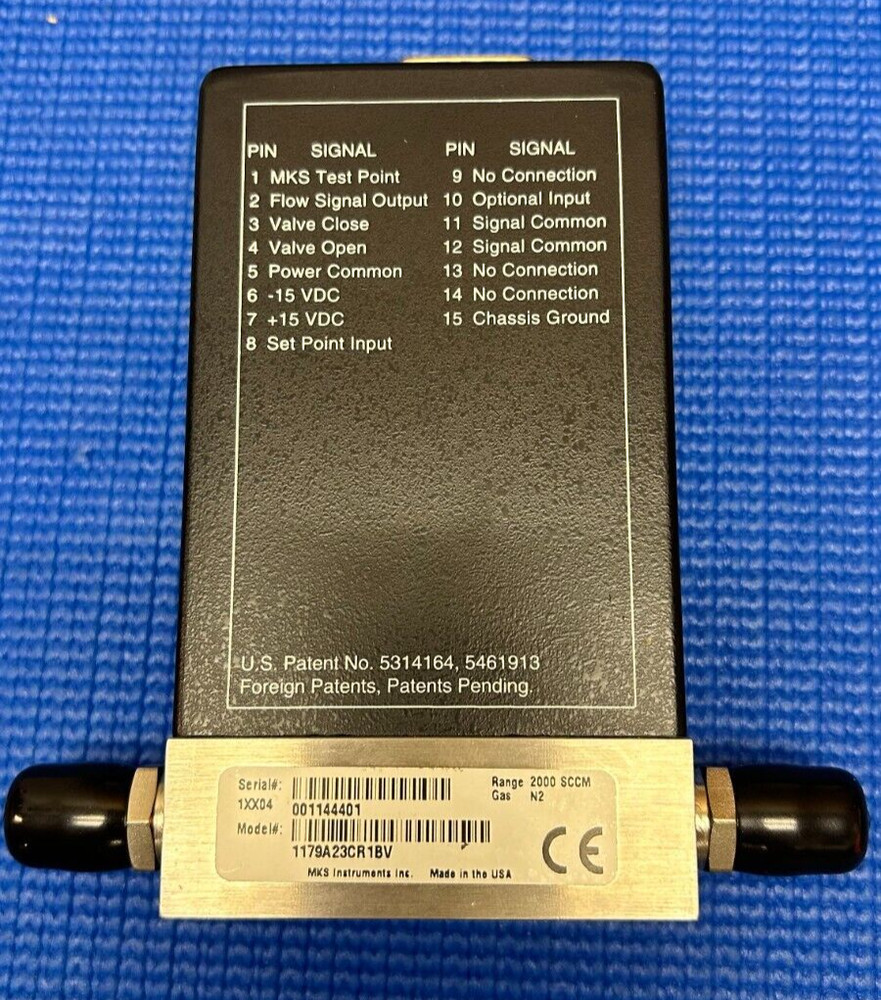 MKS Instruments Mass Flow Controller. Model 1179A22CR1BV