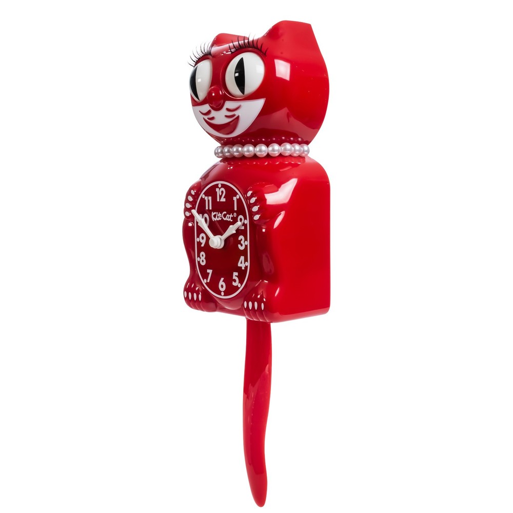 Classic Red Lady Limited Edition Kit-Cat Klock kat clock