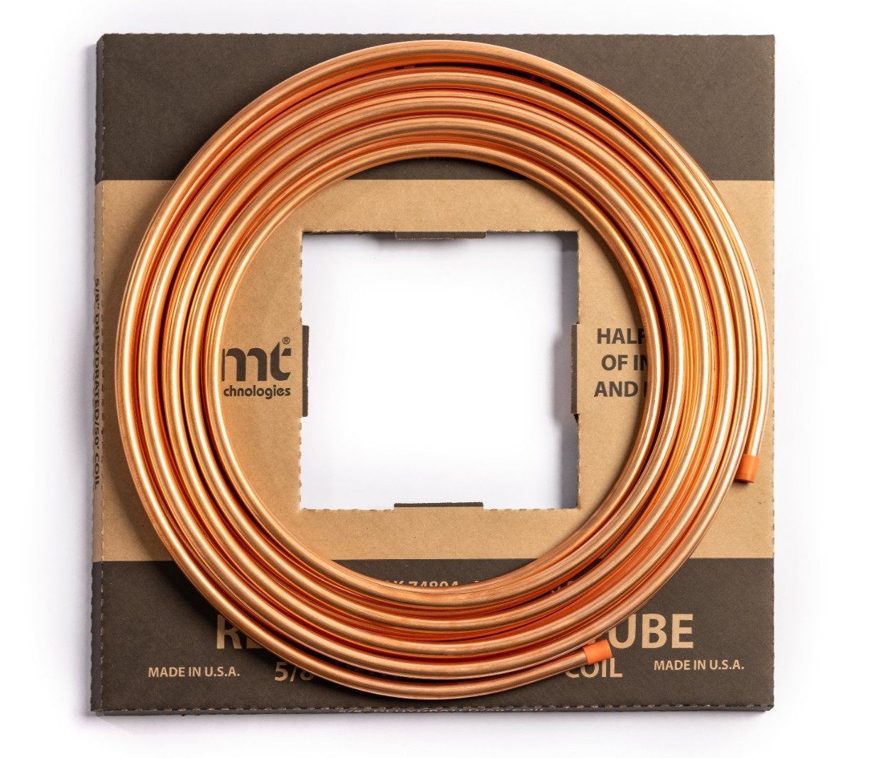 5/8" OD X 50 FT ACR Soft Copper Refrigeration Tubing MADE IN USA