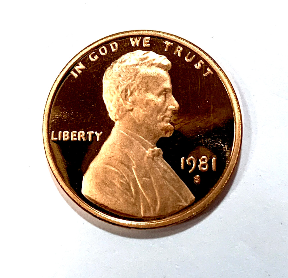 1981-S Lincoln Cent Proof DCAM / Type 1