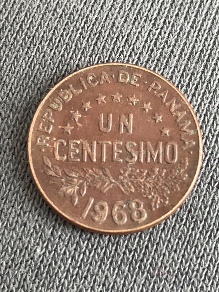 1968 - Panama- Un Centesimo - (#1) - Bronze  TB383*