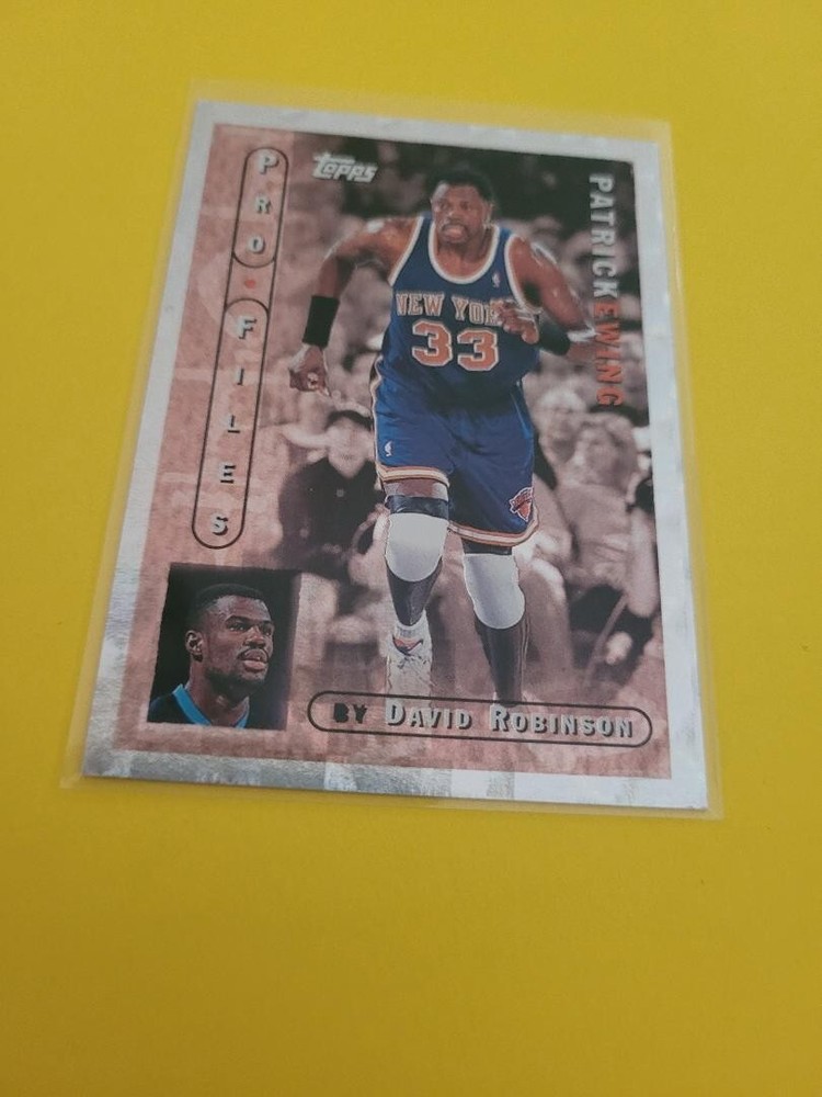 !!!    PATRICK EWING  TOPPS  PROFILES   BASKETBALL INSERT CARD   $$