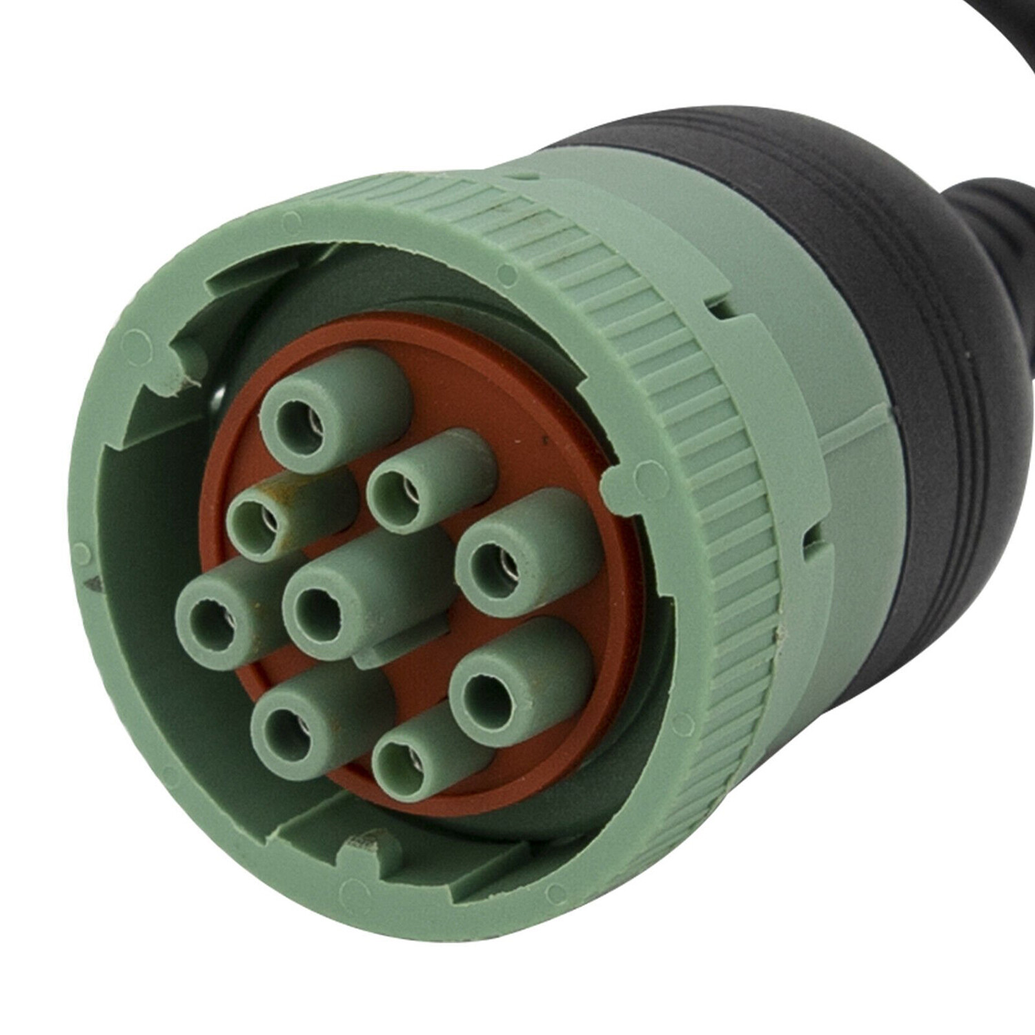 6 Pin J1708 or 9 Pin J1939 to 16 Pin OBD2 OBDII Adapter Cable Heavy Duty Truck