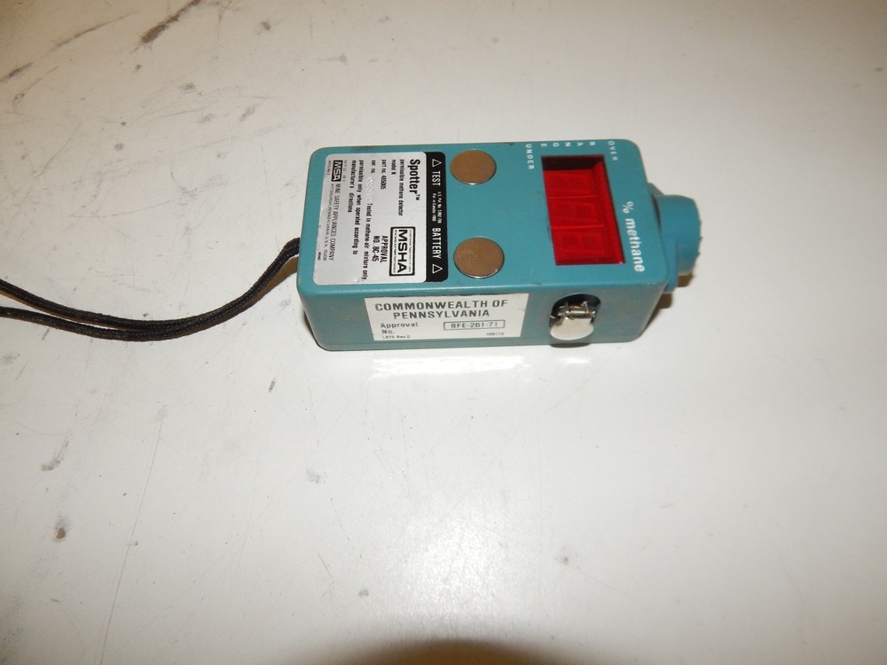 MSA PERMISSIBLE METHANE SPOTTER P/N 465005 (TSM35)