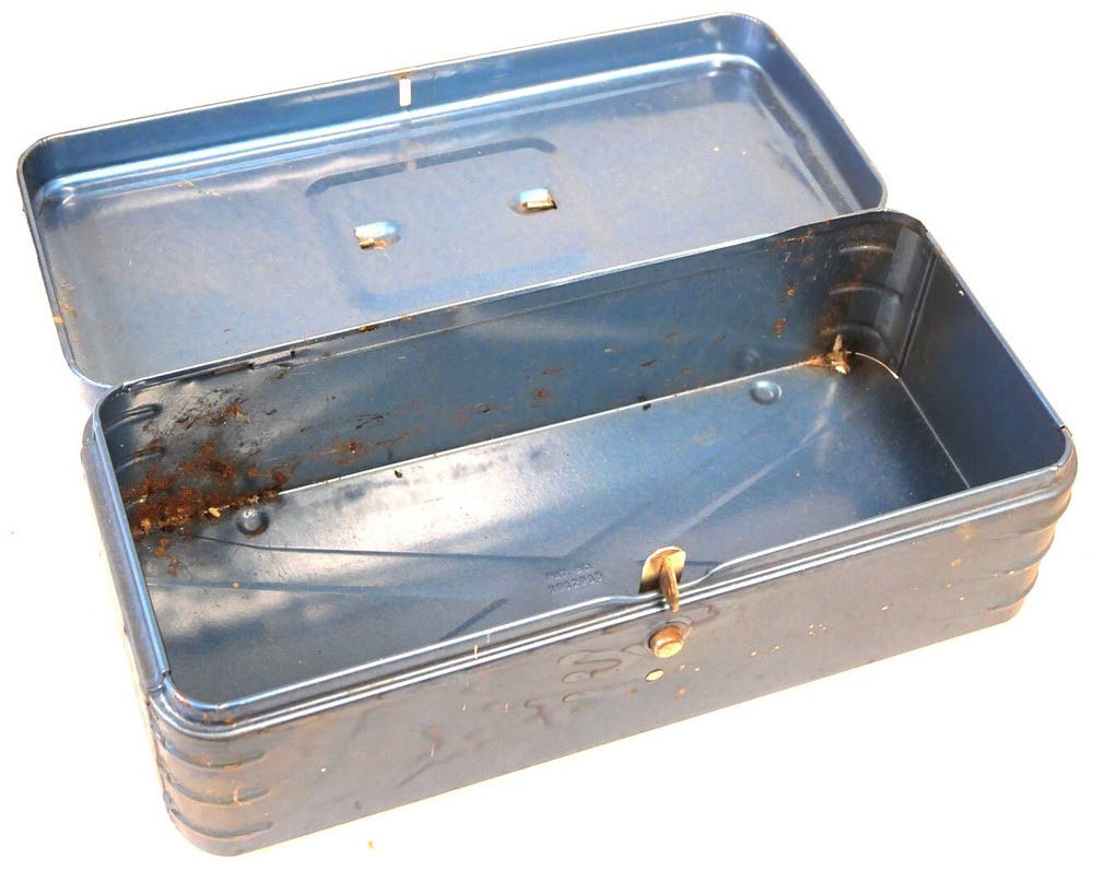 Vintage Tackle Box Blue
