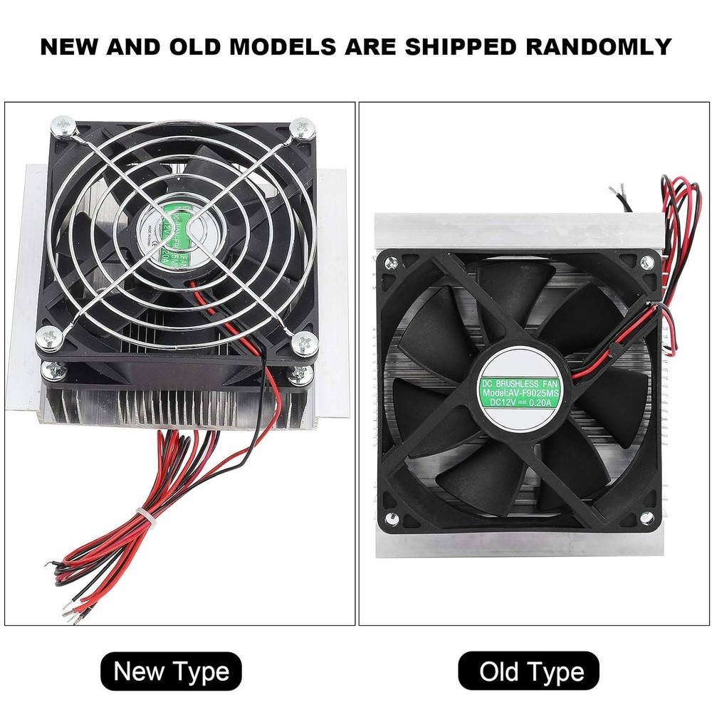 60W Semiconductor Cooling System with Cold End Fan for Electronics Protection