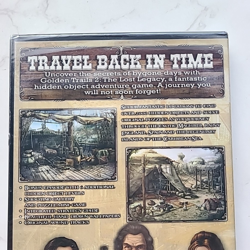 Golden Trails 2 The Lost Legacy NEW PC CD-ROM Computer Game, 2000 hidden Objects