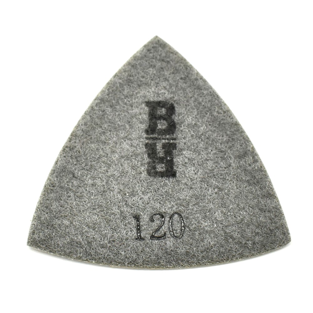 120 Grit Electroplated Diamond Triangular Polishing Pad For Oscillating Tools