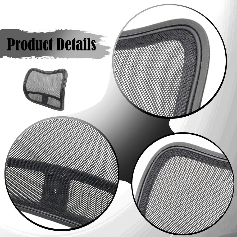 Exercise Bicycle Backrest Mesh Back Cushion Multipurpose Easy Installation