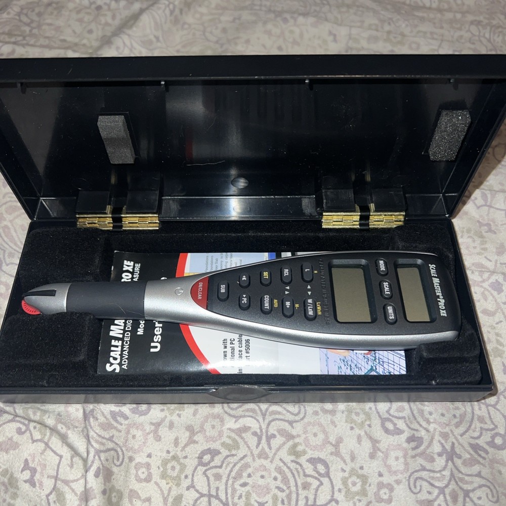 Calculated Industries 6025 Scale Master Pro Digital Plan Take-off Tool Needs Bat
