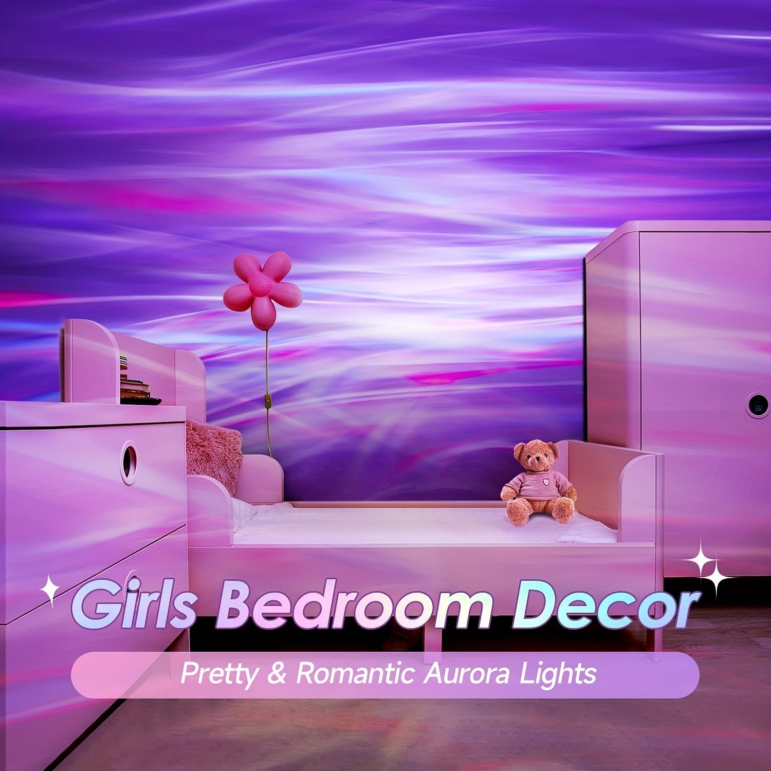 Aurora Lights Projector, Northern Light Projector with Remote Control