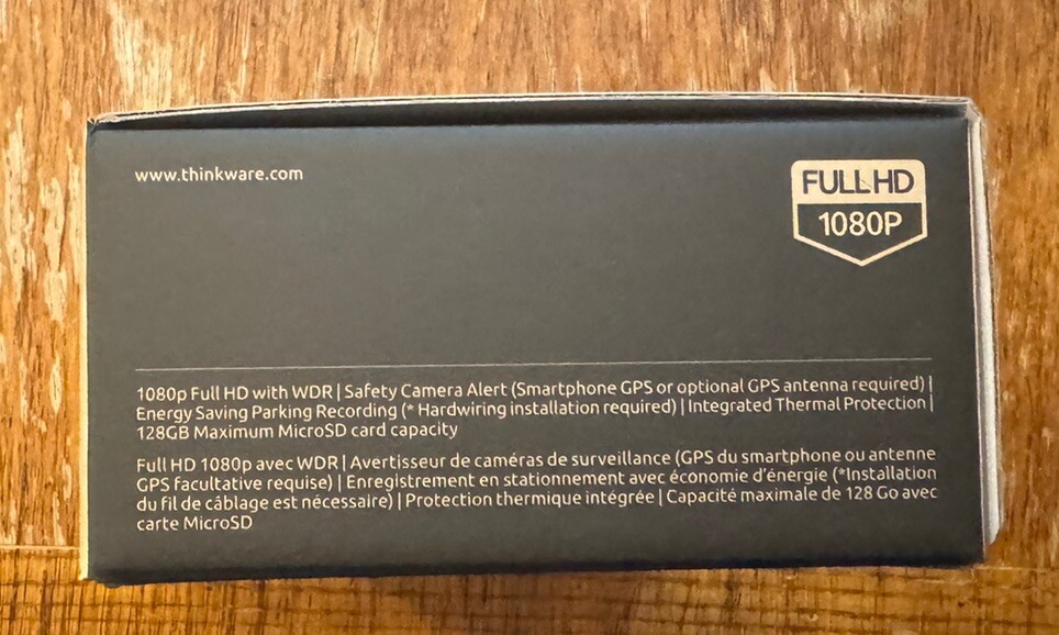 THINKWARE F70 PRO Dash Cam 1080P Full HD WiFi Dashcam (32GB)