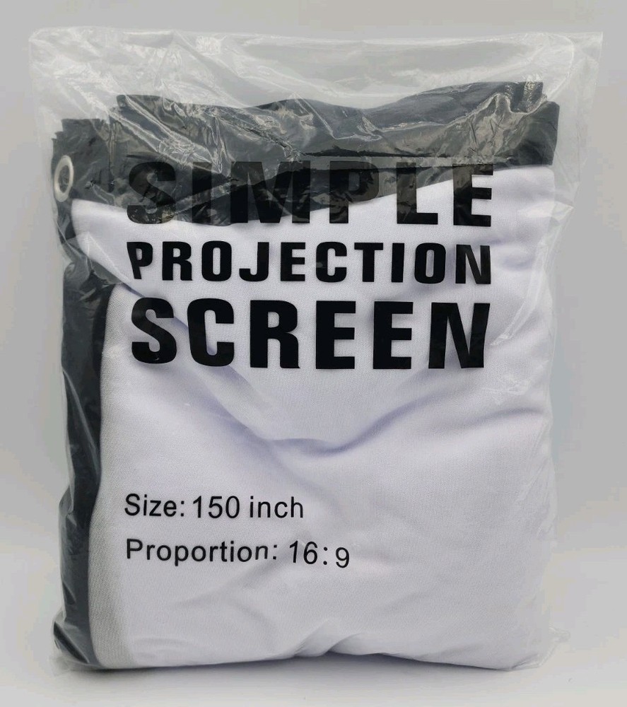 150 Inch Simple Projection Screen 16:9 Screen