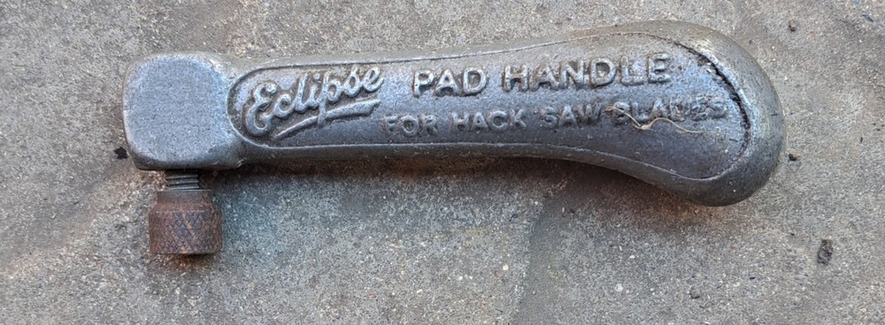 Vintage 1950s Eclipse Pad Handle For Hack Saws