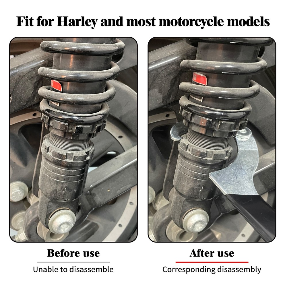 Motorcycle Adjustment Wrench Adjustable Coilover Shock Absorber Round C Spanner