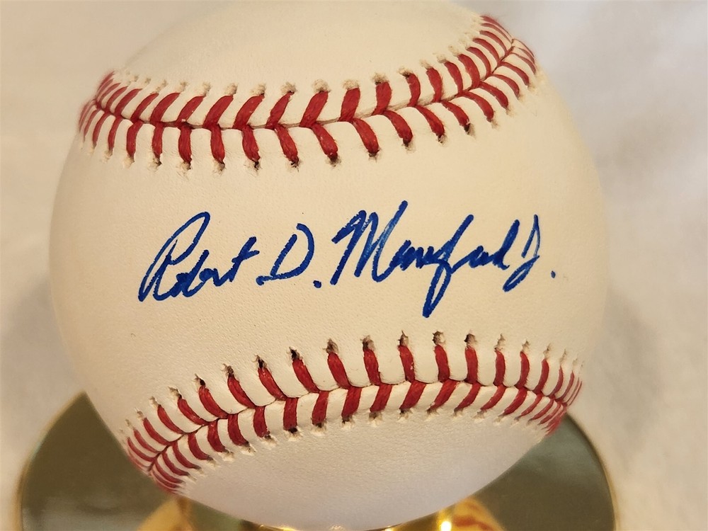 ROBERT MANFRED signed OML baseball JSA COA MLB COMMISSIONER