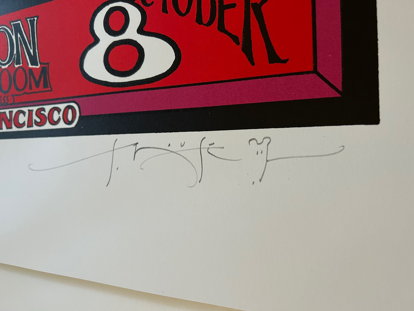 Stanley Mouse POSTER Kelley Hand SIGNED FD29 Janis Joplin Big Brother #d Print