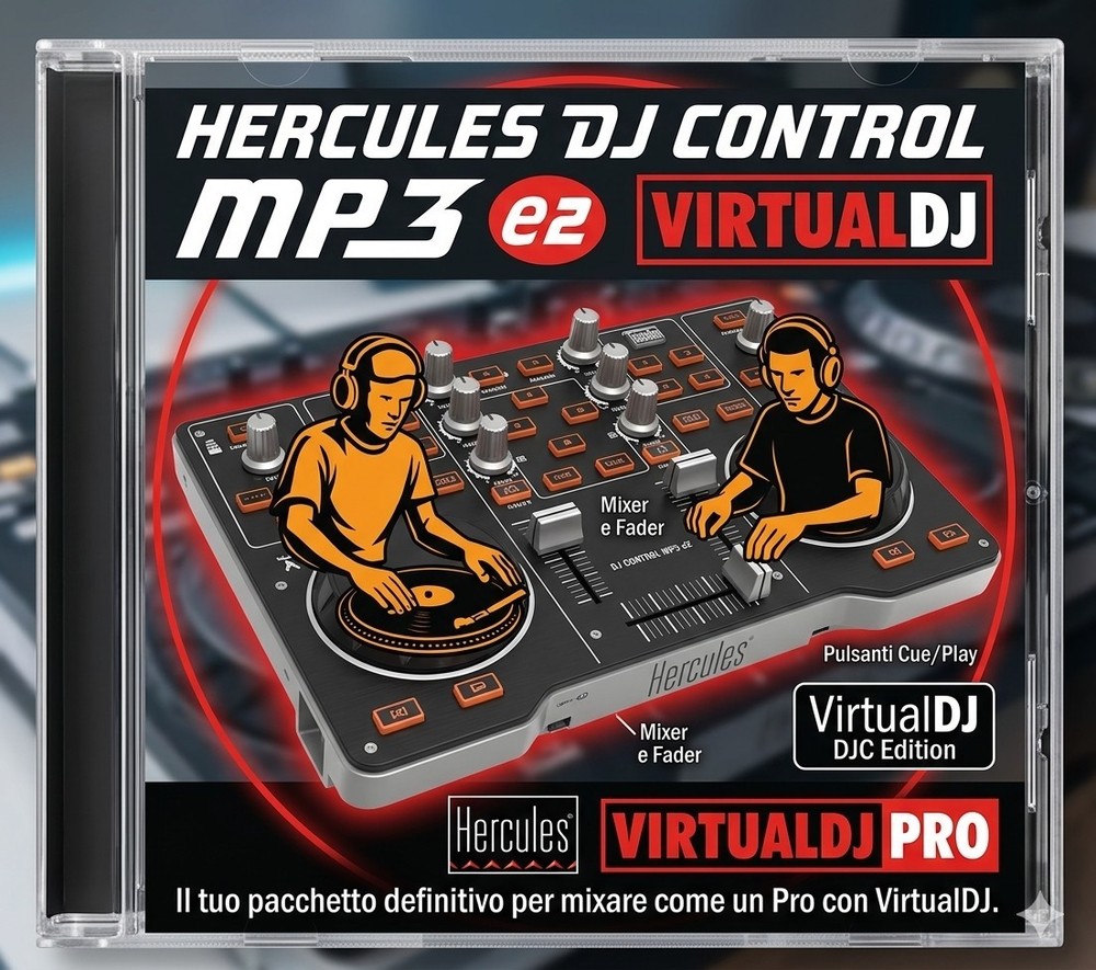 HERCULES MP3 E2 CD DRIVER & VIRTUALDJ PRO KIT - Software Only