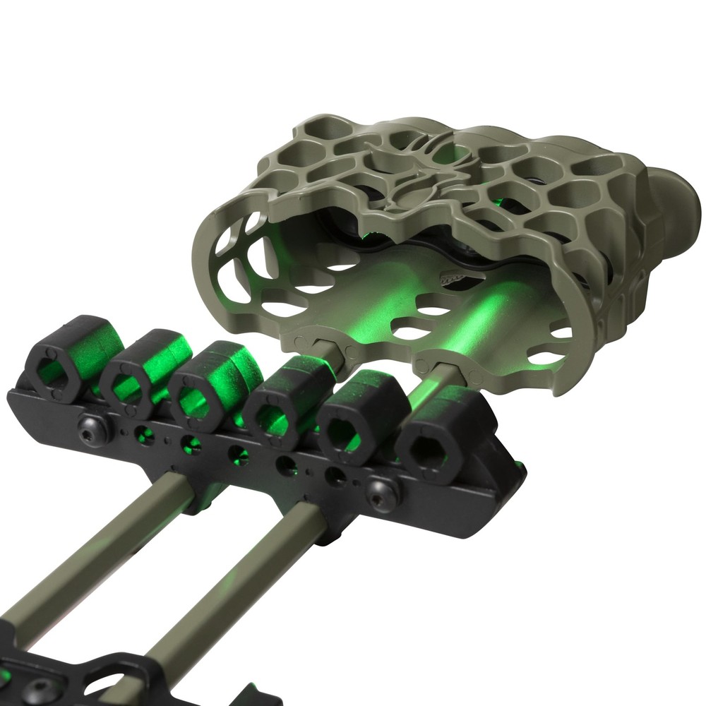 Hex Light Archery Arrow Quiver, Green