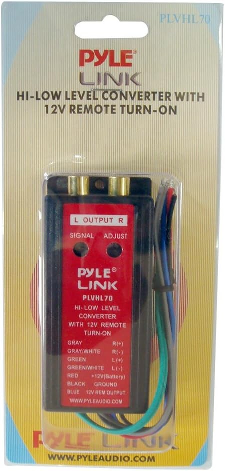 2-Channel Hi-Low Audio Converter Adjustable DC Isolation