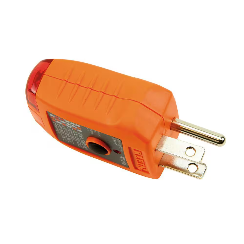 NEW Durable Klein Tools Standard/GFCI Outlet Tester Detect Wiring Problems