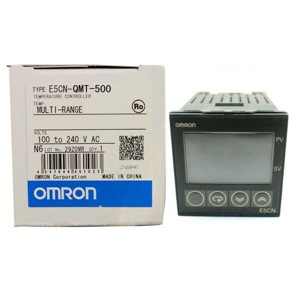 Omron E5CN-QMT-500 NEW Temperature Controller, 100-240V Multi-Input 1/16 DIN