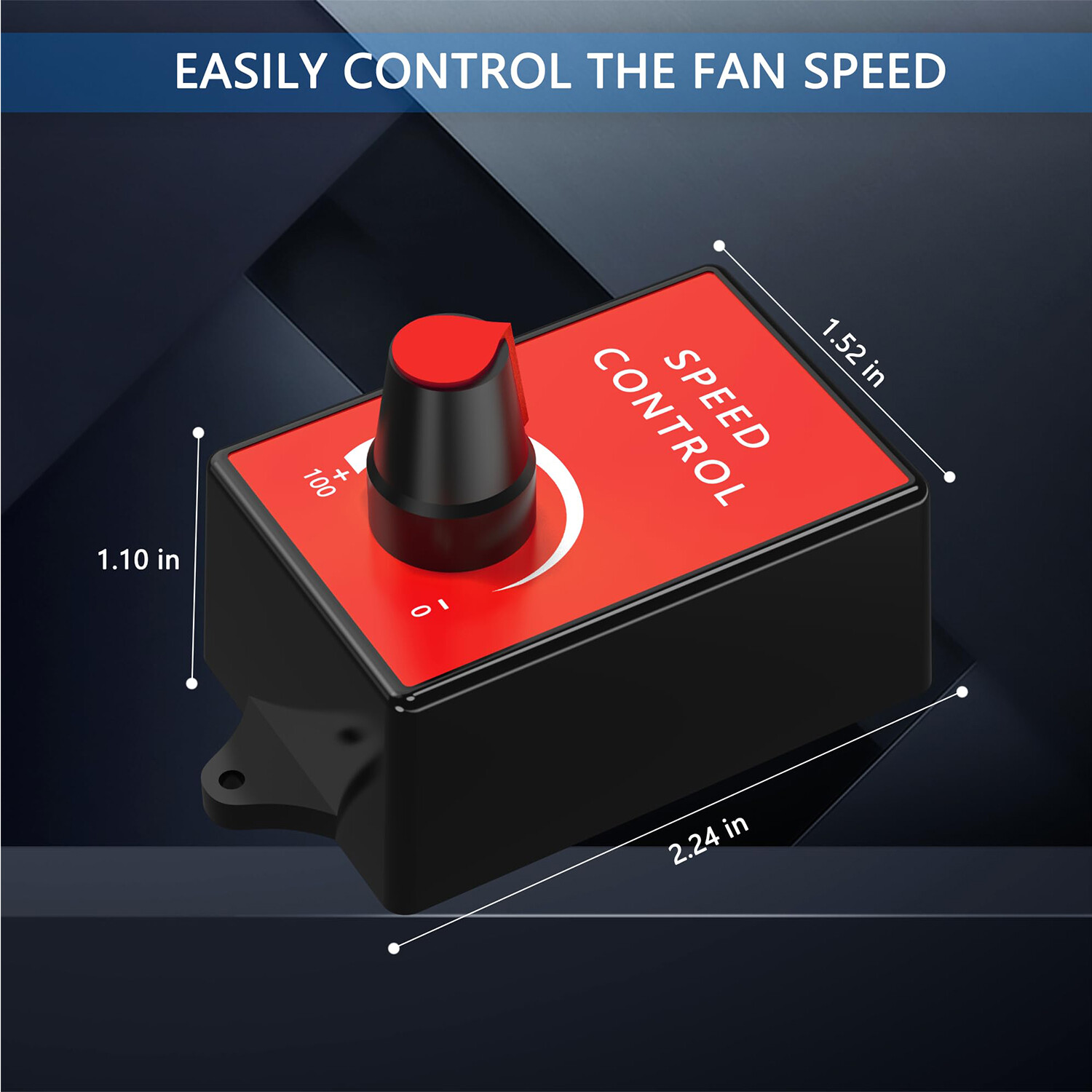 4/6/8/10/12 In Exhaust Fan Inline Duct Fan HVAC Blower Kit With Speed Controller