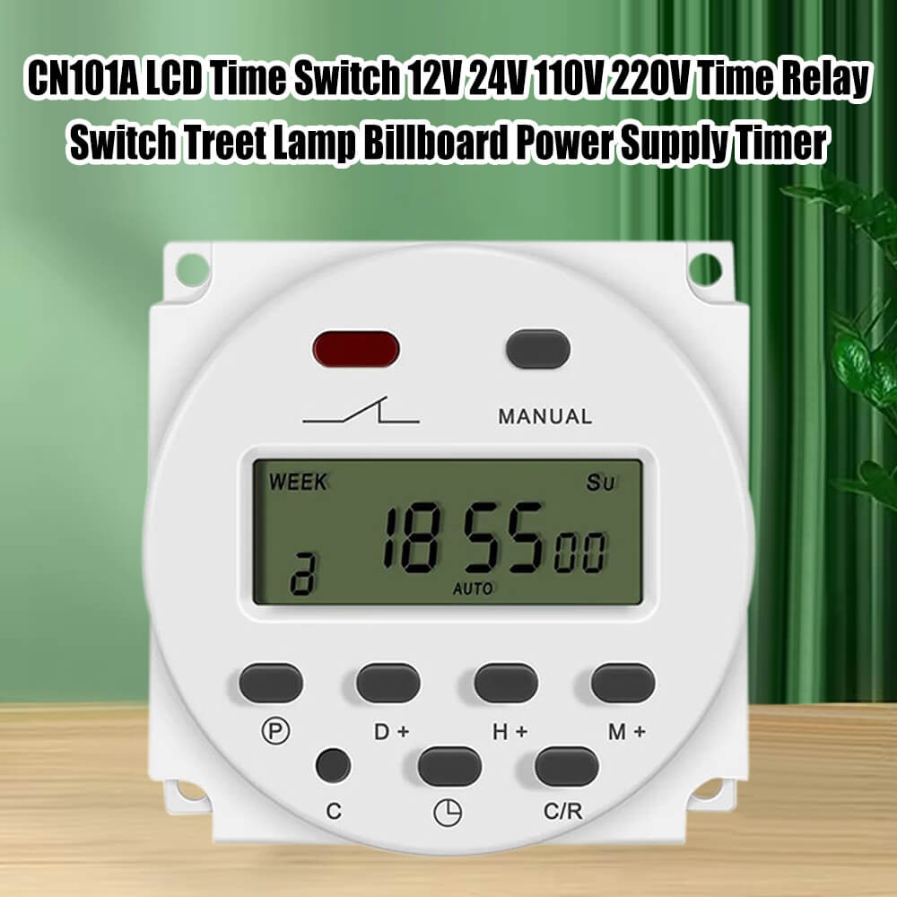 LCD Timer Switch CN101A - Programmable Time Controller