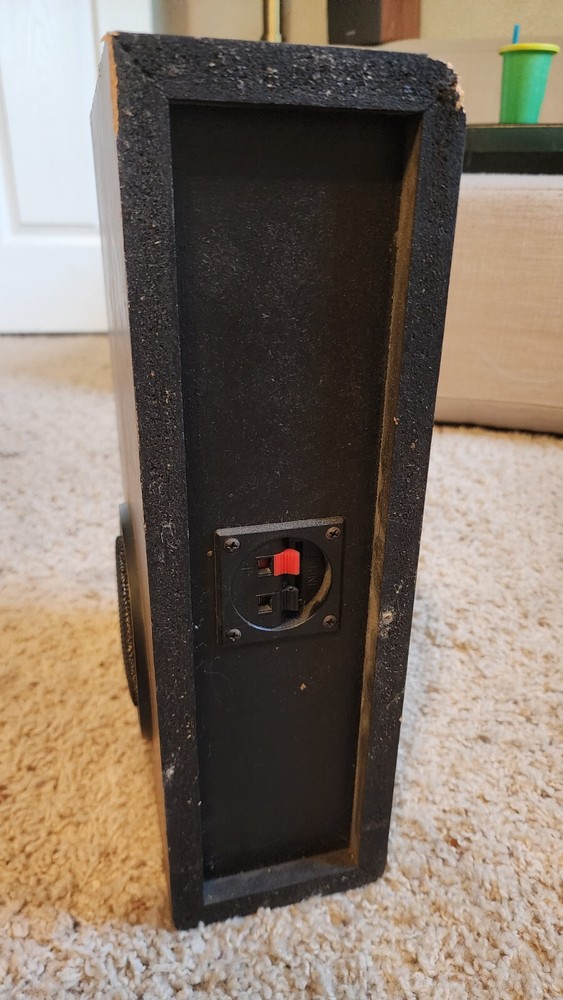Paramount Special Effects Satellite Woofer Speaker Wood Grain Some Damage Single