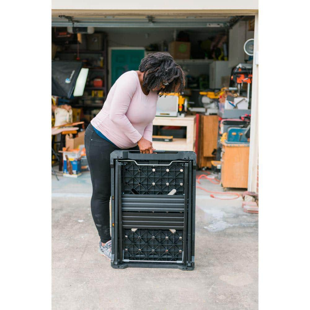 Durable Multi-Purpose Folding Portable Workbench 33 In. Lightweight Work Space