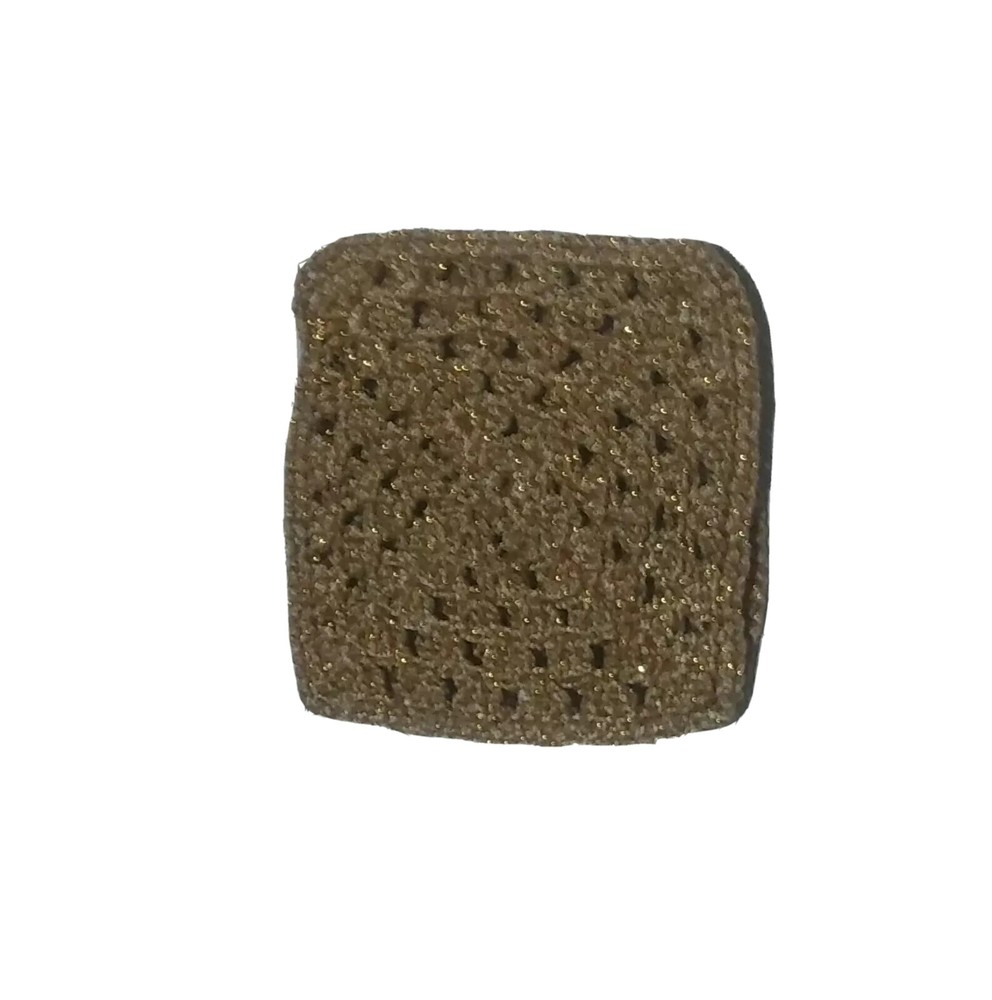 New 2Pcs/set Handmade Coasters with Golden Shining Thread 4.5''