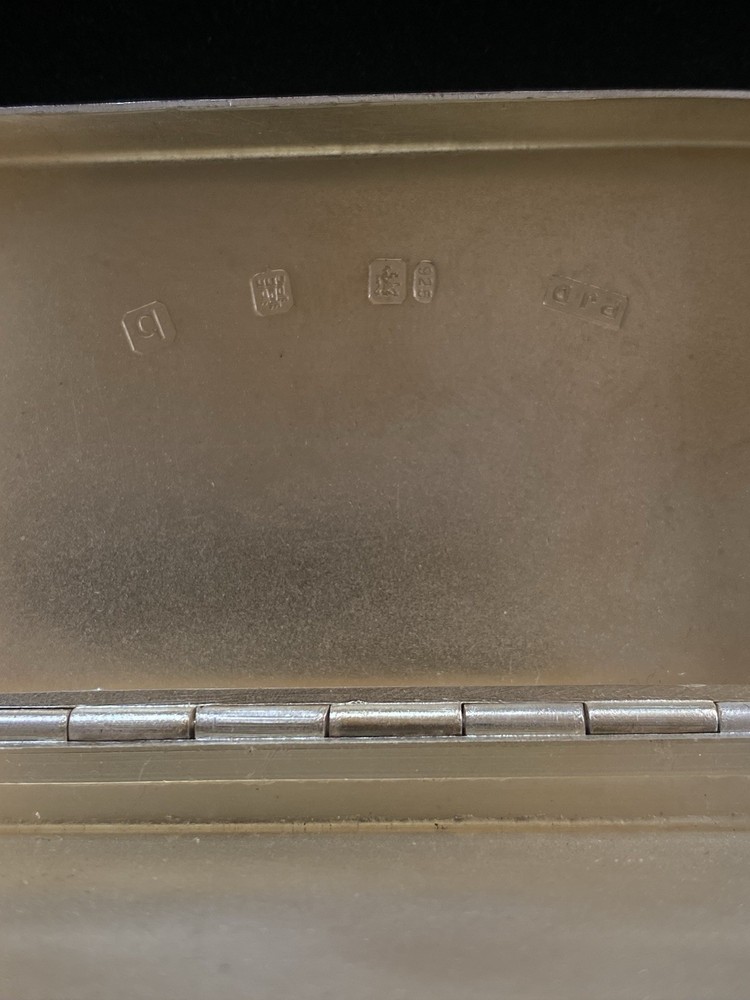 Rare Gallagher Sterling Silver Engine Turned Box by Peter John Doherty 2001