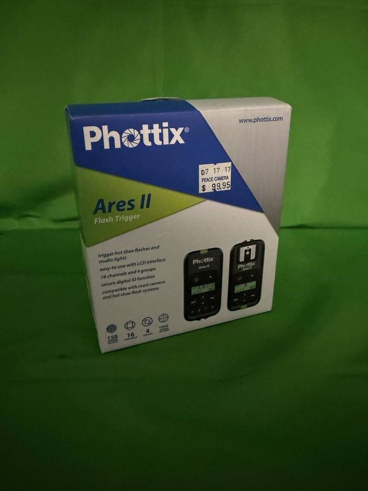 Phottix PH89552 Ares II Wireless Flash Trigger Transmitter New In Box