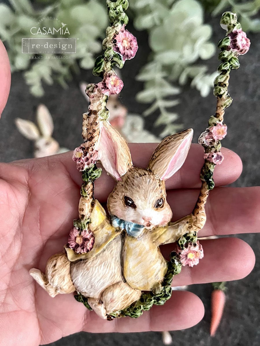 Bunny Trail Tales | 5" x 8" Silicone Décor Mould | Redesign with Prima