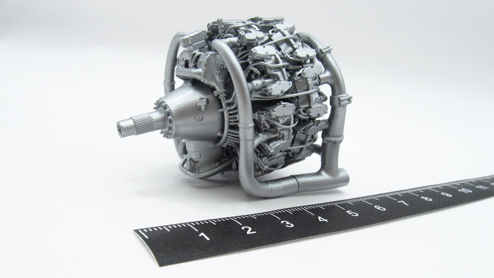 1/32 Metallic Details MDR3257 Wright R-3350 Engine 3D Printed