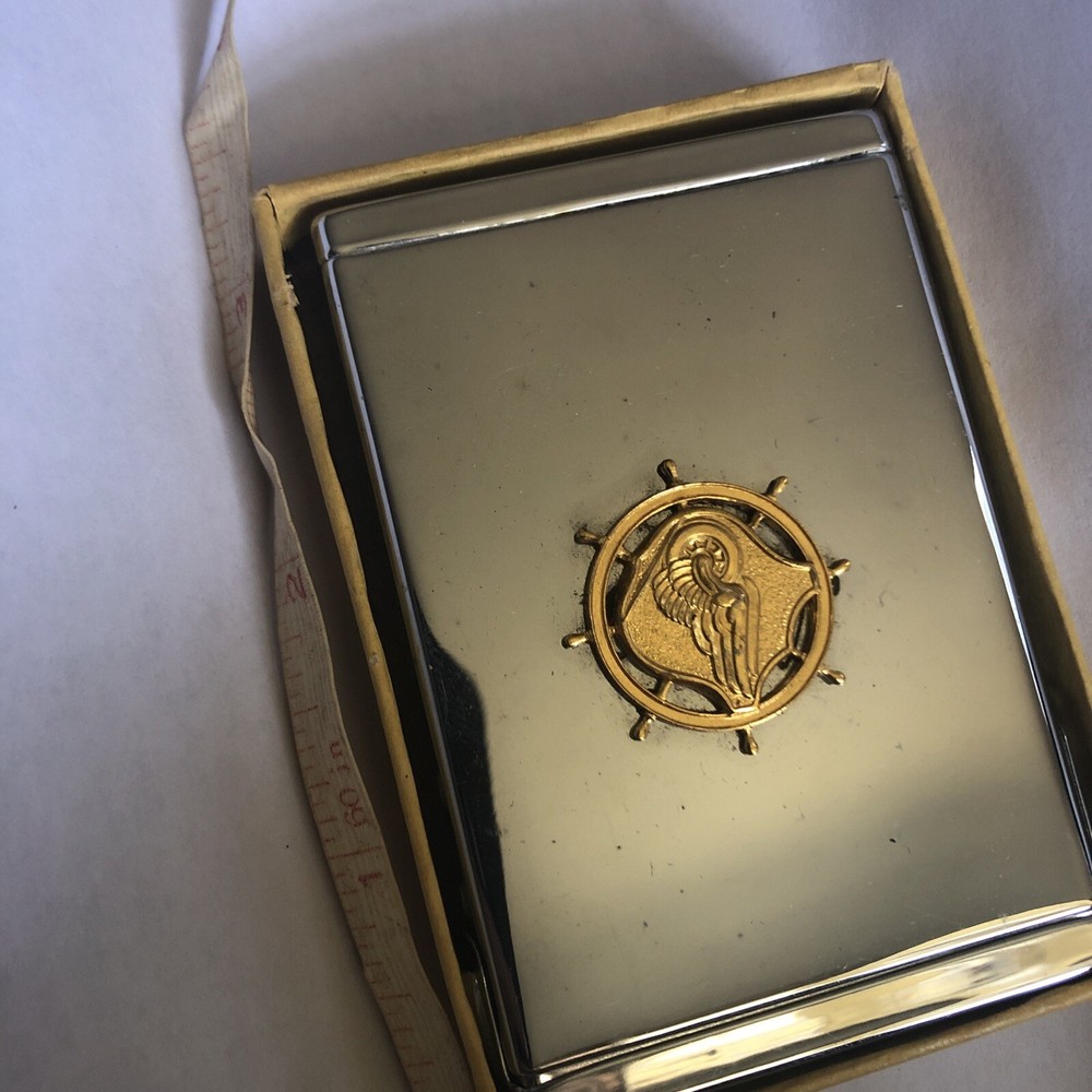 WWII USGI WW2 Transportation Corps  cigarette Case Orig U.S. Army