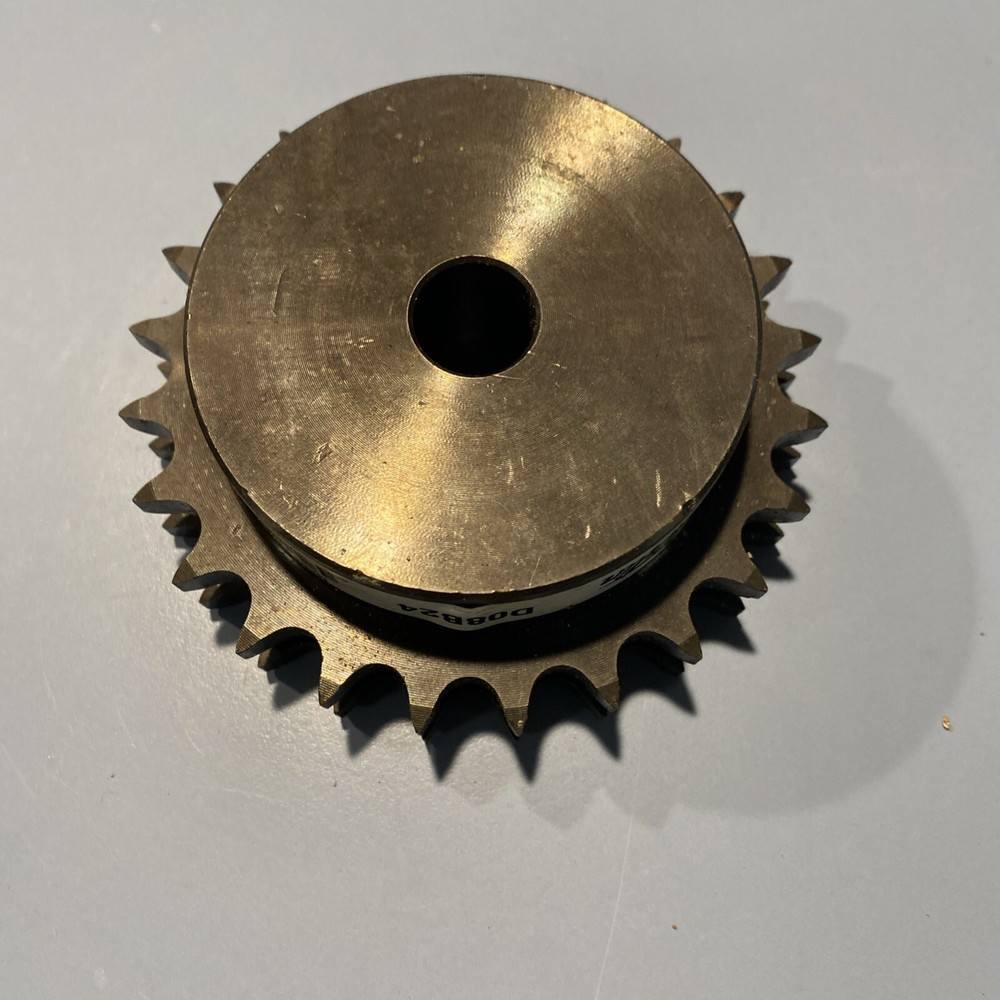 MARTIN D08B24 Double Strand Solid Stock Bore Roller Chain Sprocket.