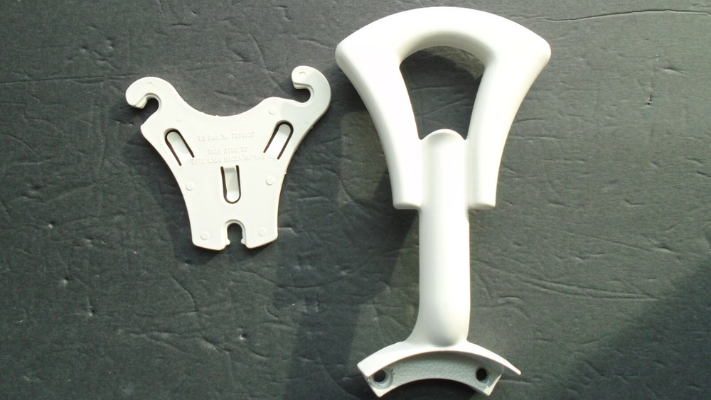 HARBOR BREEZE 52'' CEILING FAN REPLACEMENT ARM BRUSHED MATTE WHITE