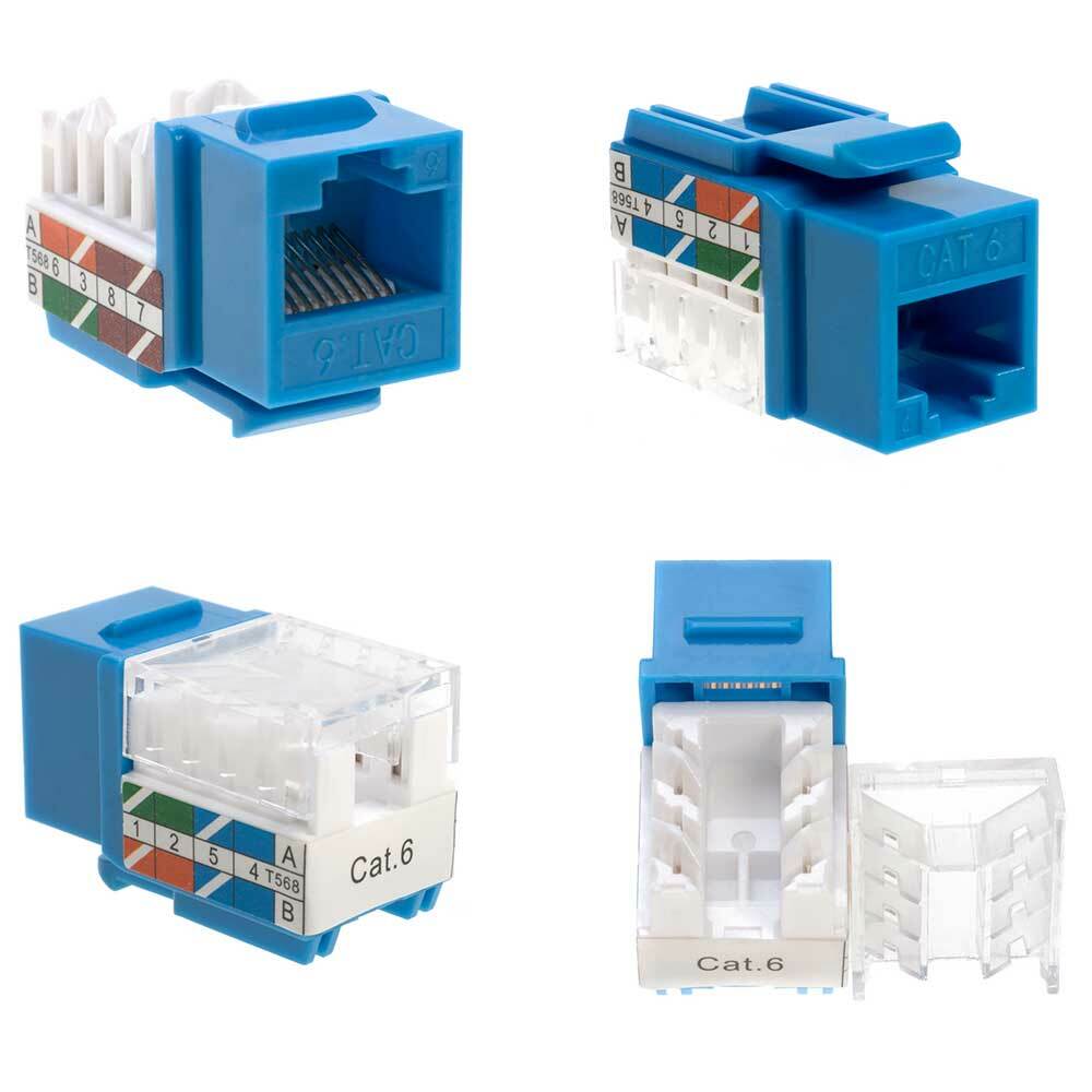 Cat6 Keystone Jack Network Ethernet RJ45 Tool Punch down Set lot