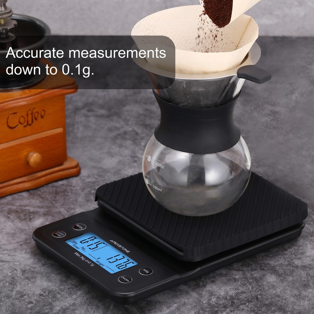 Coffee Scale with Timer Small, Apexstone Espresso Scale with Timer Small, Espres