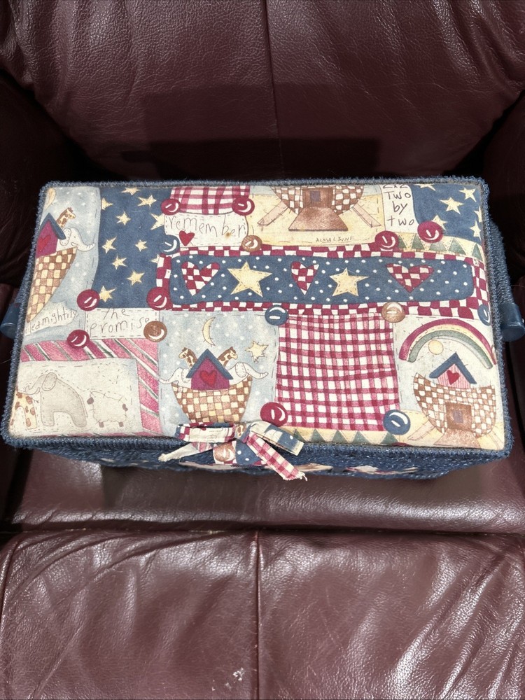 Vintage Sewing Basket Noah’s Ark