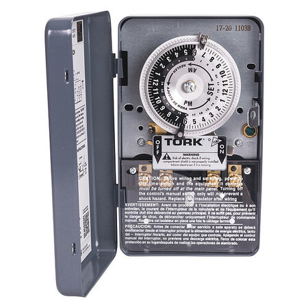 Tork 1103B Electromechanical Timer,120V,Dpst-No