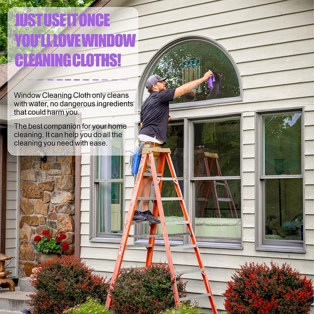 Longmann NΘrwex Basic Package Window Cleaning Cloth and Enviro Cloth Glass