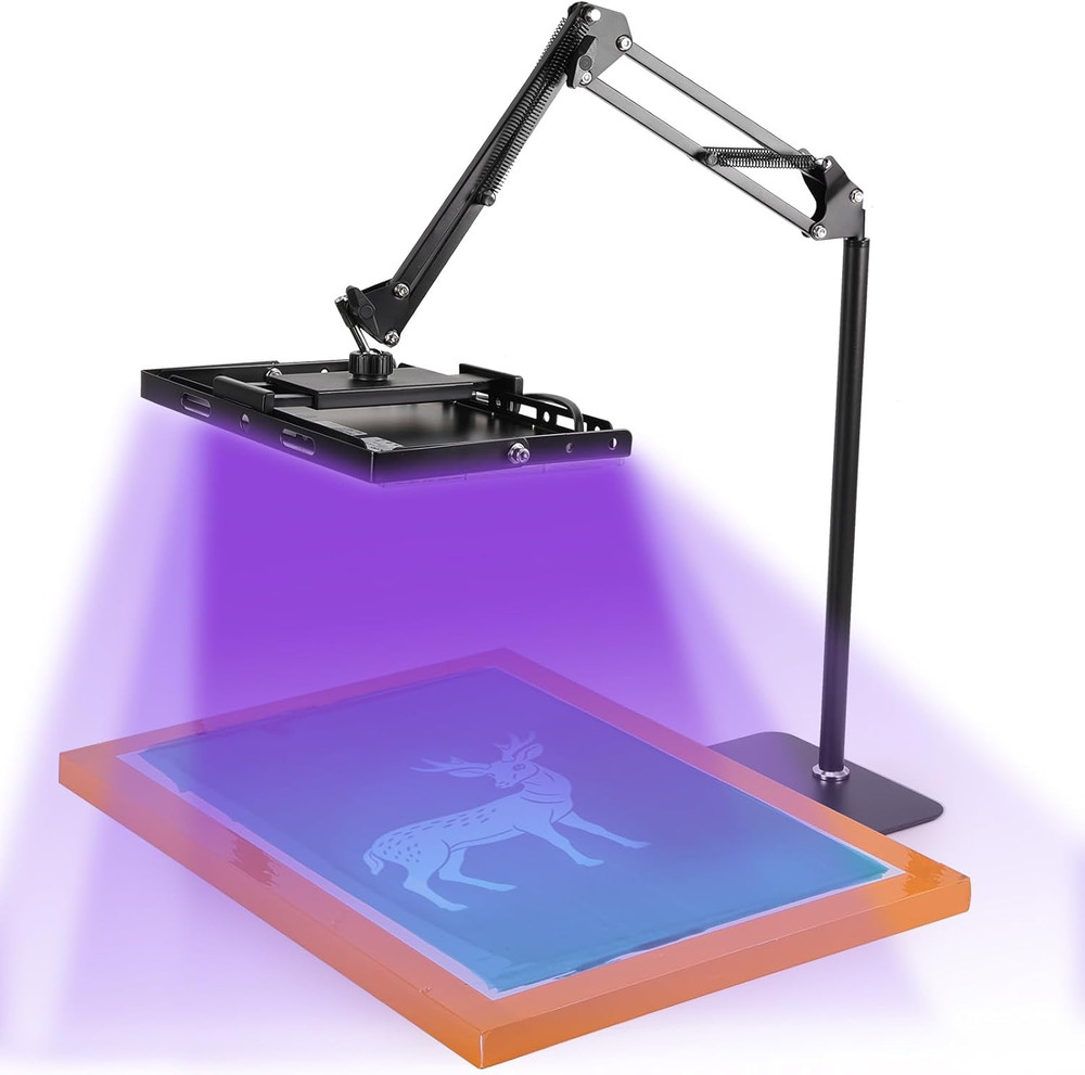50W LED Exposure Unit for Screen Printing with Adjustable Stand
