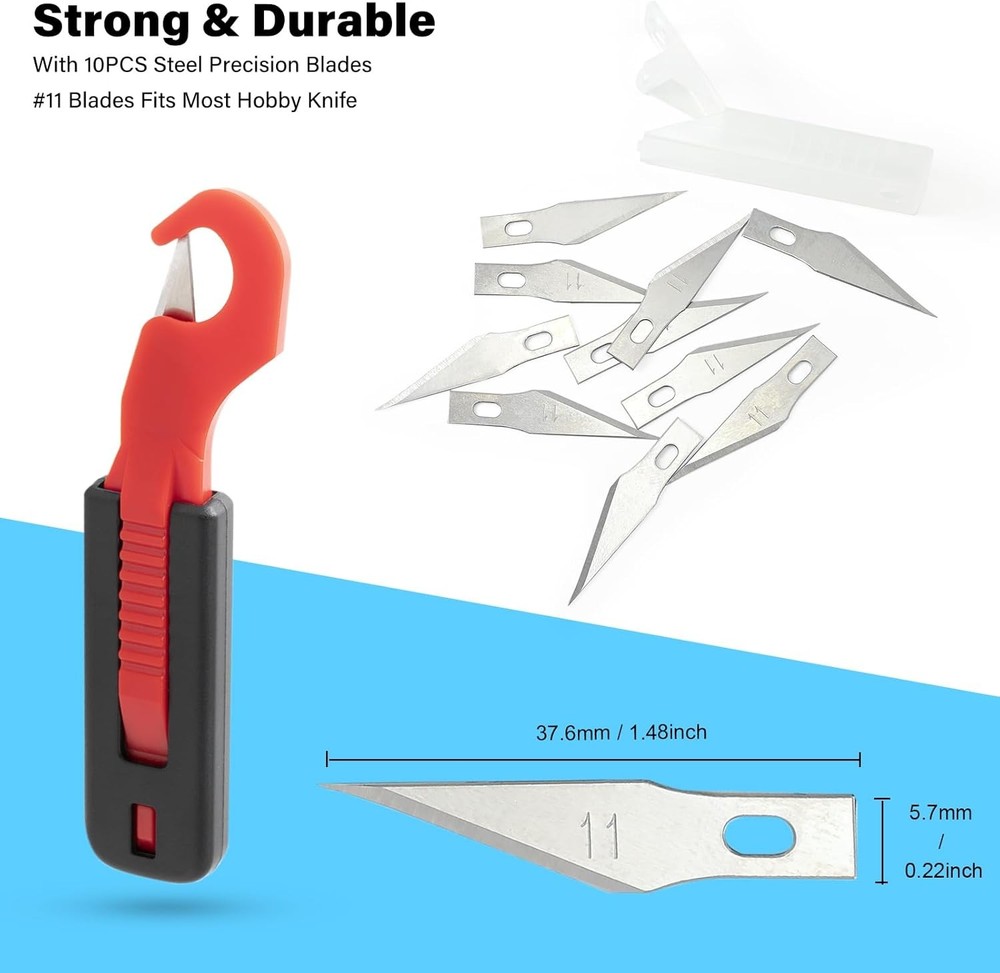 Precision vinyl wrap safety cutter tool